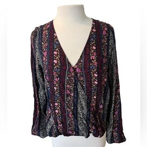Lord and Taylor Design Lab Faux Wrap Top - Large